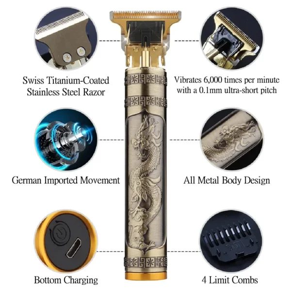 Cat Clippers: Rechargeable Low-Noise Trimmer Set - Image 2