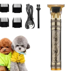 Cat Clippers - Rechargeable Low-Noise Grooming Kit