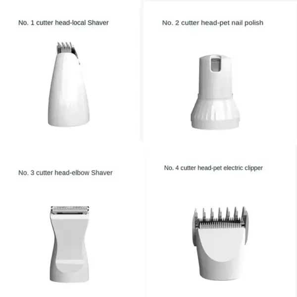 Cat Clippers: 4-in-1 Rechargeable Grooming Set - Image 3