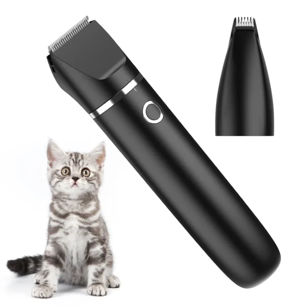 Silent Cat Clippers - 2-in-1 Grooming Kit for Pets