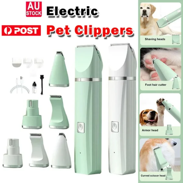 Cat Clippers - 4-in-1 Electric Grooming Tool
