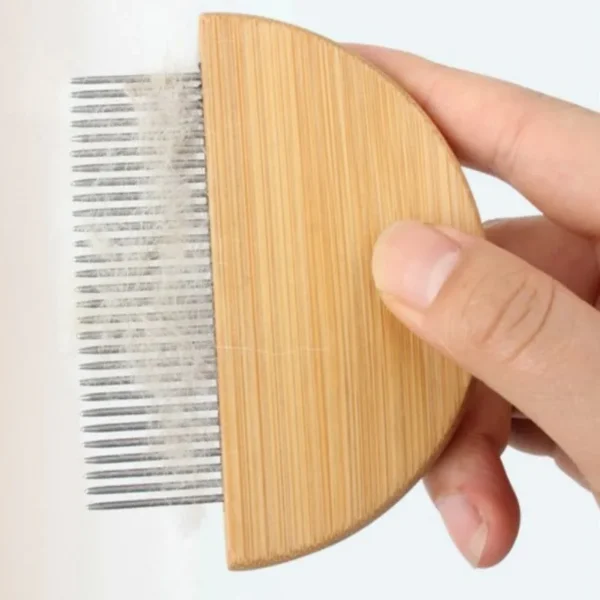 Cat Clippers Wooden Comb for Dense Hair & Cleaning - Image 5