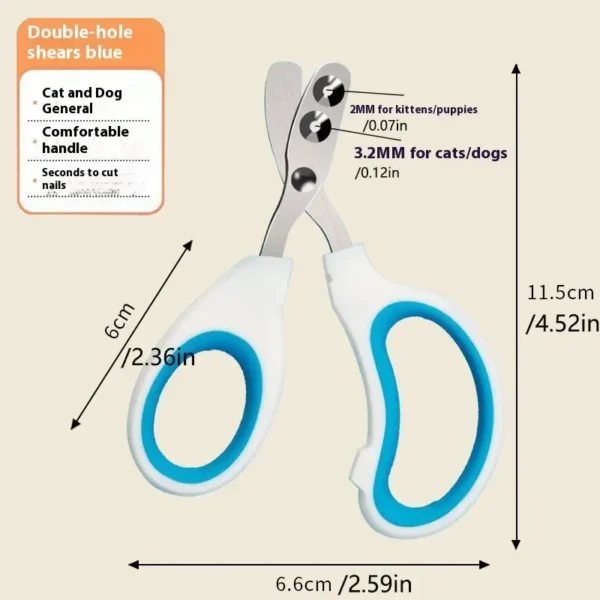 Cat Clippers – Anti-Bleeding, Safe Nail Clippers for Pets - Image 3