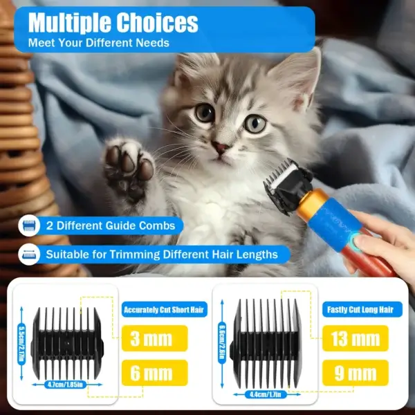 Cat Clippers 36W Electric Trimmer with 2 Guide Combs - Image 2