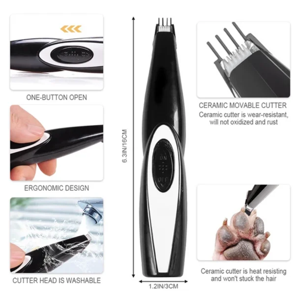 Cat Clippers: Electric Pet Grooming Kit for Dogs and Cats - Image 3