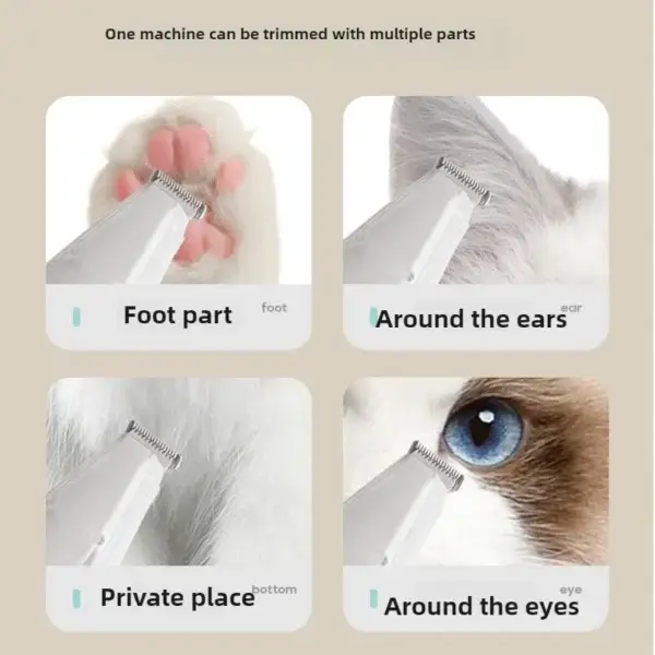 Cat Clippers - 2-in-1 Rechargeable Trimmer - Image 5