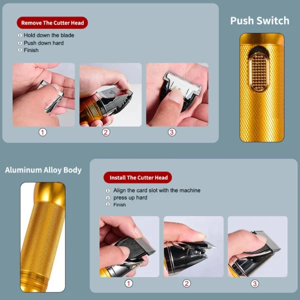 380W Cordless Cat Clippers for Dogs, Rabbits and Sheep - Image 4