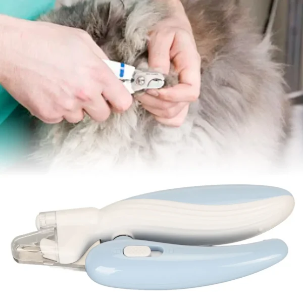Cat Clippers: LED Light Nail Trimmer with Comfortable Grip