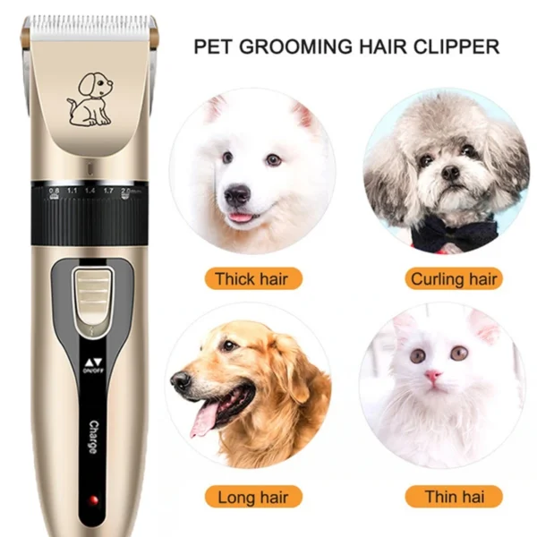 Cat Clippers: Electric Pet Grooming Kit for Dogs and Cats - Image 2