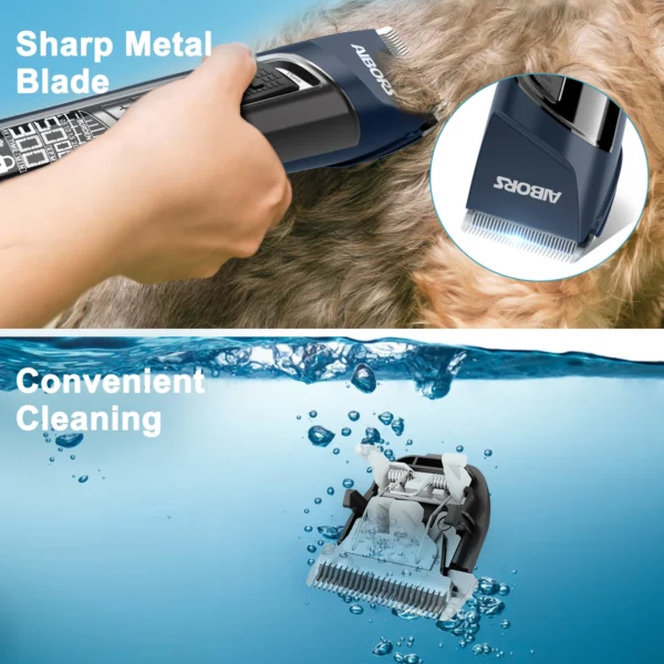Cat Clippers: Low Noise Grooming Trimmer for Pets - Image 4
