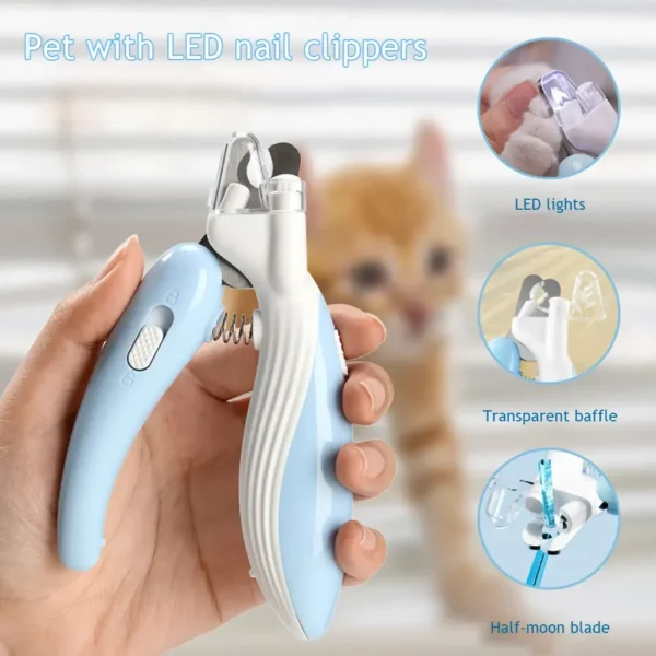 Cat Clippers LED Electric Nail Grinder for Pets - Image 2