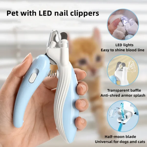 Cat Clippers LED Nail Grinder, Labor-Saving Trimmer