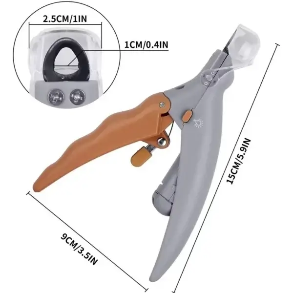 Cat Clippers Multifunction Nail Trimmer with LED Light - Image 6