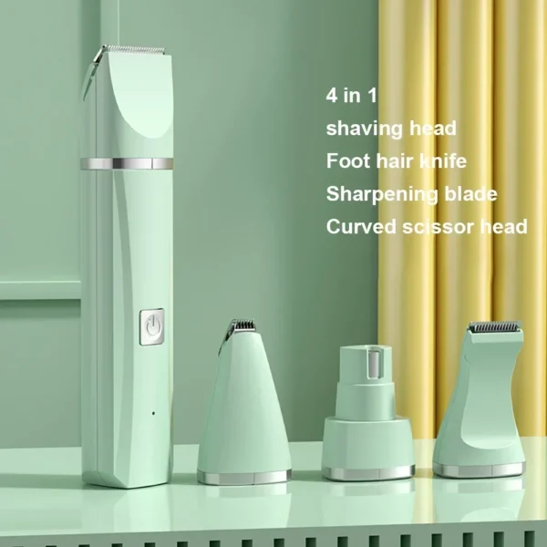 Cat Clippers - 3 in 1 Electric Trimmer with 4 Blades.