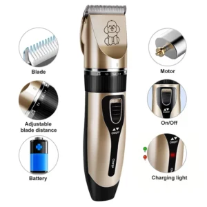 Cat Clippers: Portable Waterproof Pet Hair Trimmer