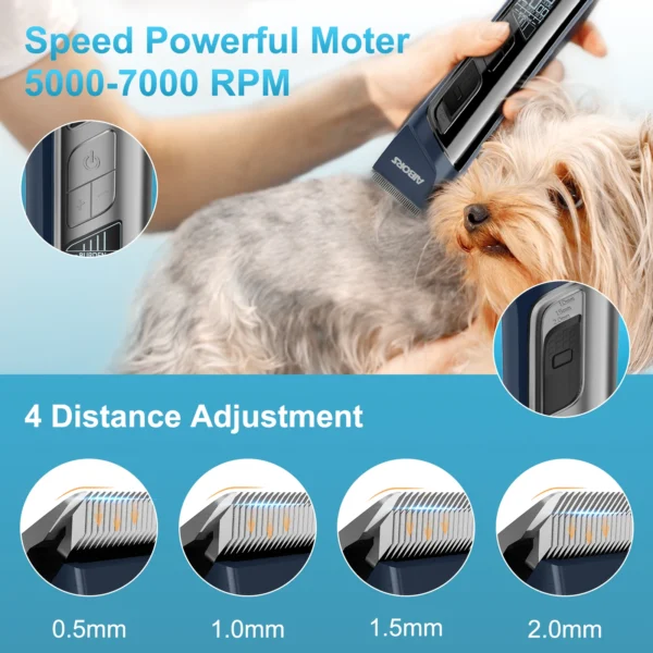 Cat Clippers: Low Noise Grooming Trimmer for Pets - Image 2