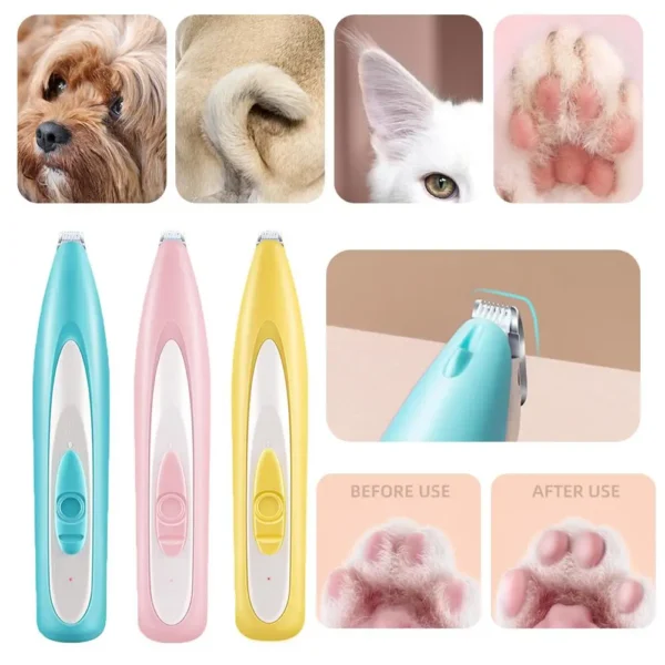 Cat Clippers: LED Light, Waterproof, Low Noise